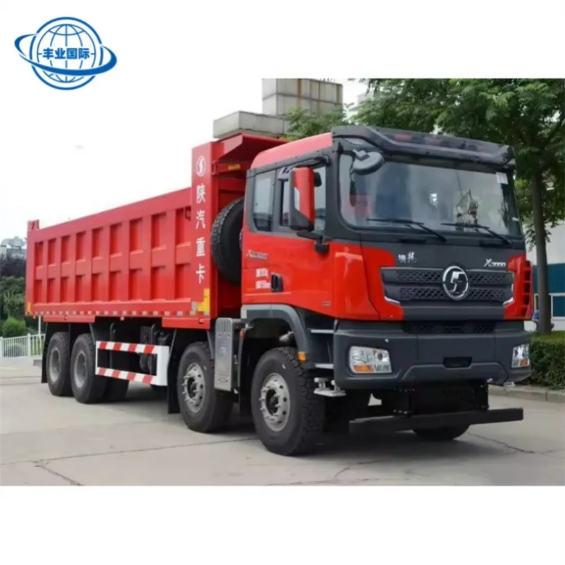 Heavy Duty Sinotruk HOWO/Shacman/FAW/Beiben/Foton 30/40/50ton 6X4/8X4 10/12 Wheels Rear Dump Tipper Dumper Tipping Truck for Construction Iron Bauxite Mining exterior