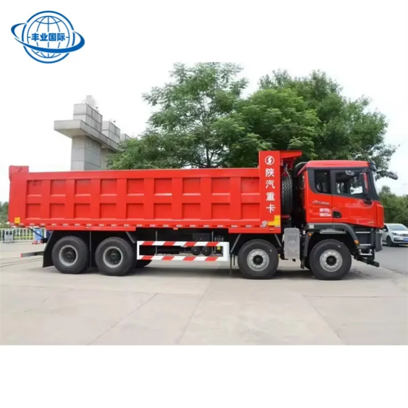 Heavy Duty Sinotruk HOWO/Shacman/FAW/Beiben/Foton 40/50ton 8X4 12 Wheels Rear Dump Tipper Dumper Tipping Truck for Construction Iron Bauxite Mining exterior