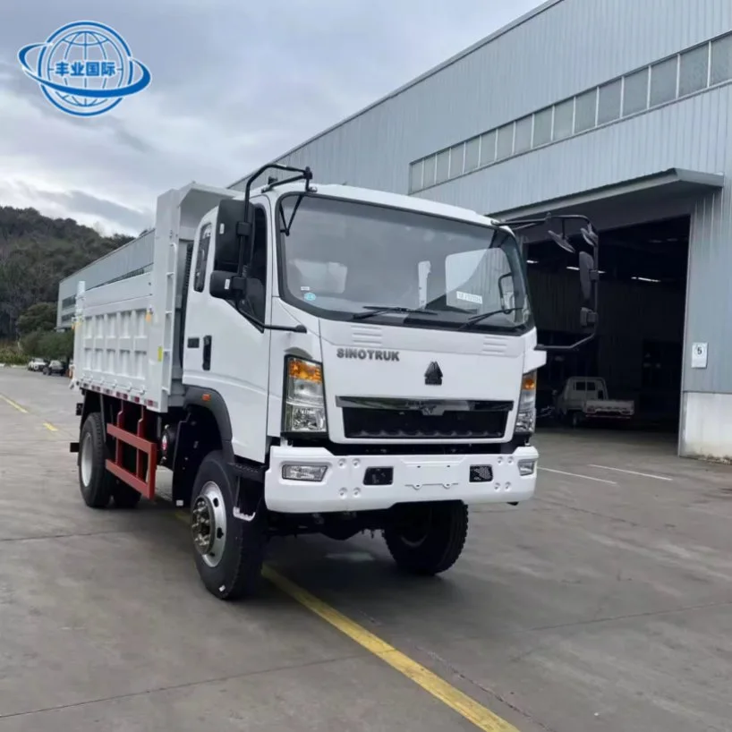 Sinotruck 4X2 Light Truck HOWO 6 Wheel Cargo Lorry Tipper Mini Dump Truck and Used Dump Truck Price for Sale exterior